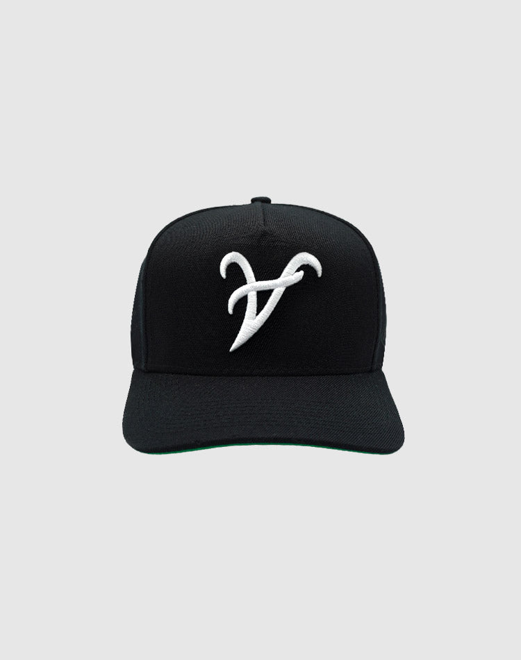 A CLASSIC UPSIDE DOWN RMZ CAP BLACK