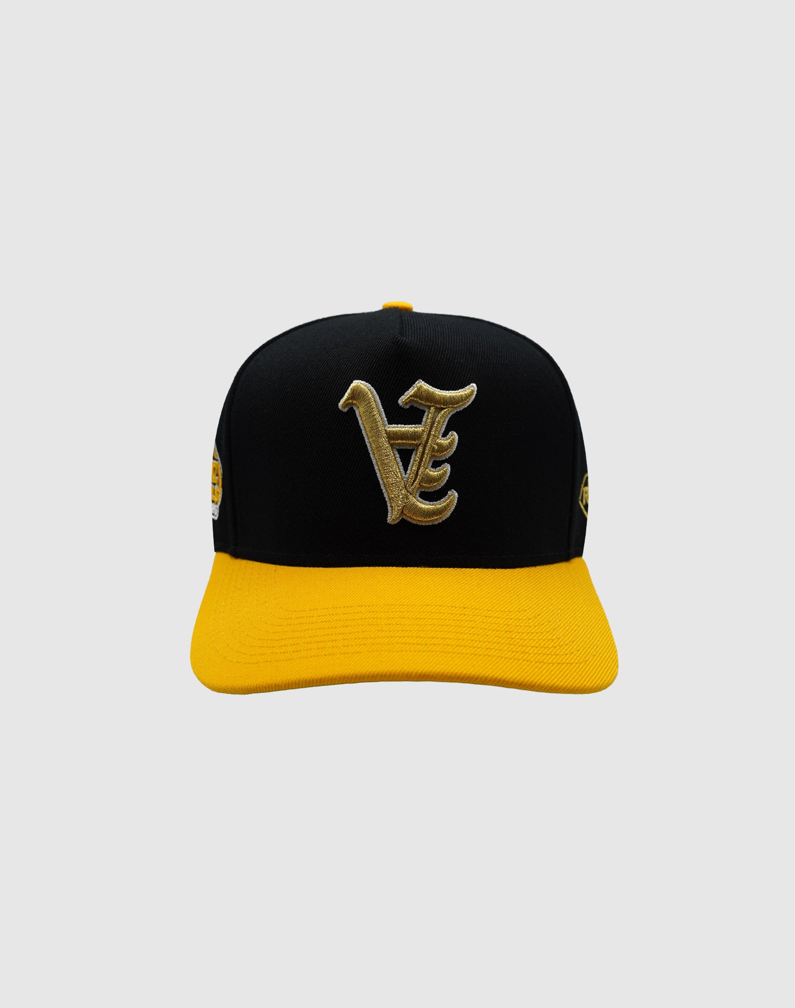 A OG UPSIDE DOWN RMZ CAP BLACK YELLOW-GOLD