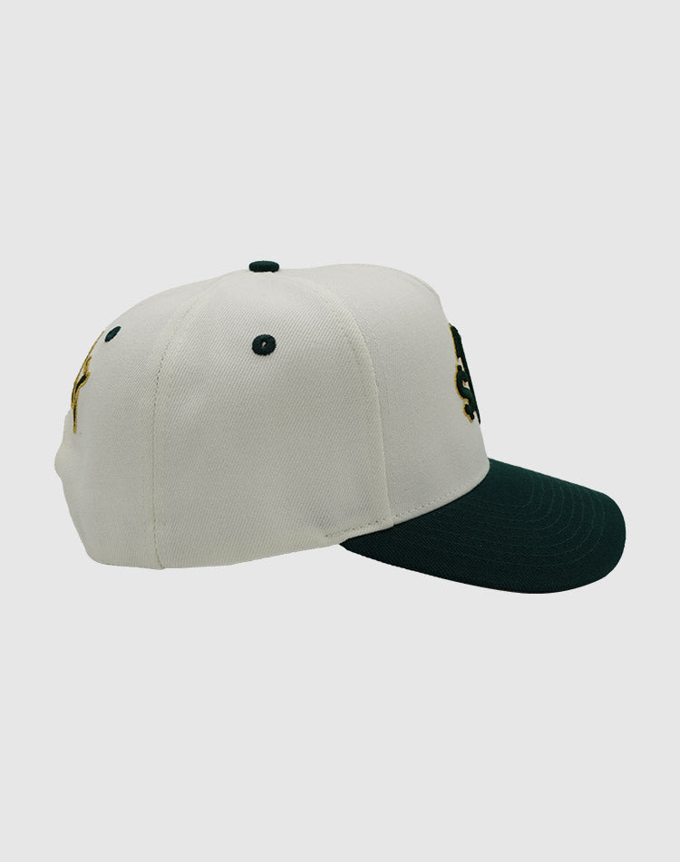 A'$ CLASSIC UPSIDE DOWN RMZ CAP CREAM GREEN