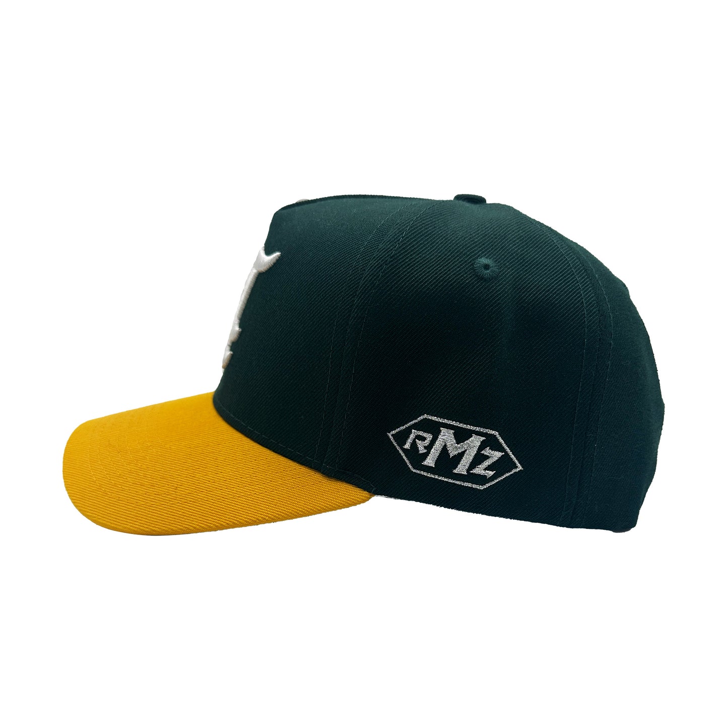 A'$ CLASSIC UPSIDE DOWN RMZ CAP GREEN YELLOW