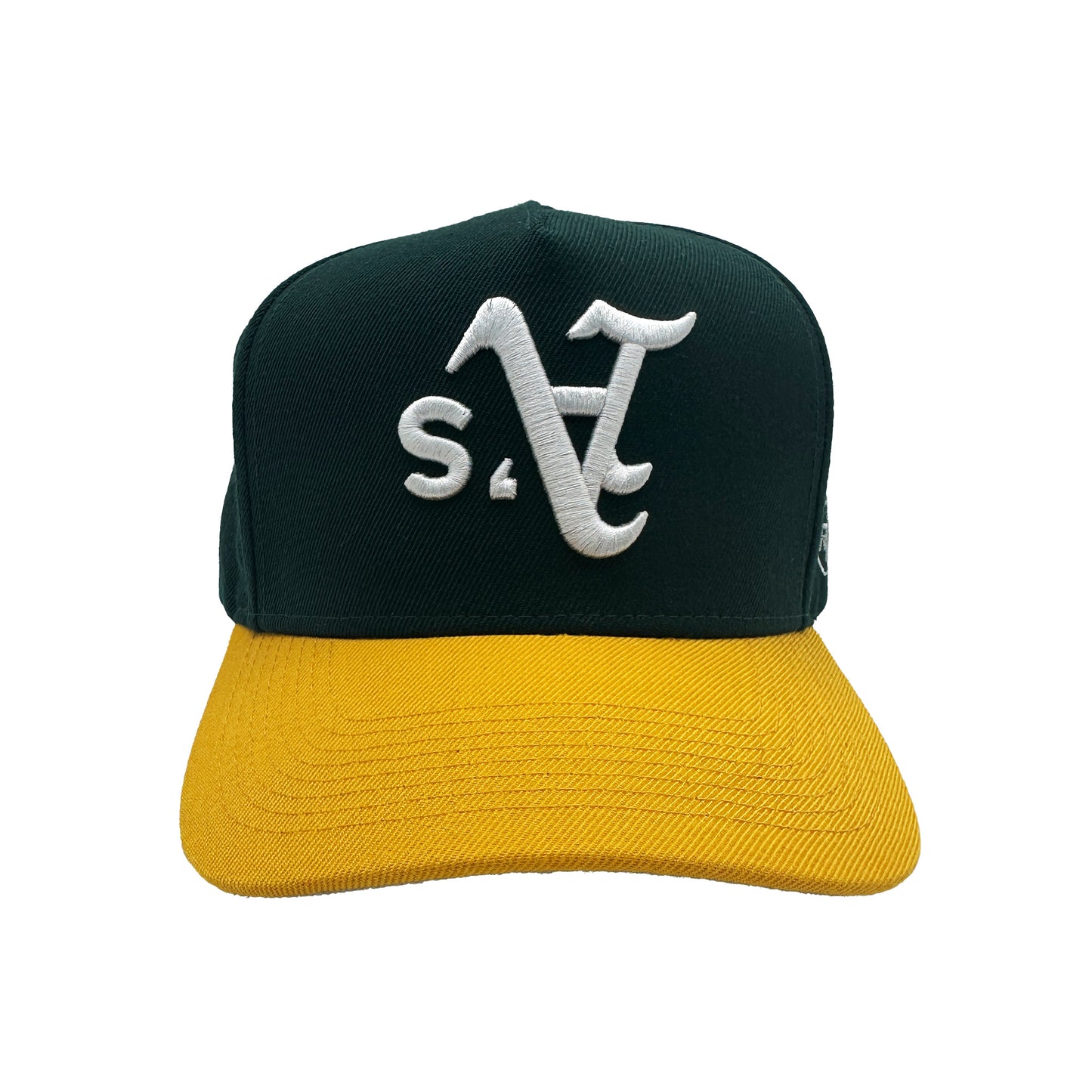 A'$ CLASSIC UPSIDE DOWN RMZ CAP GREEN YELLOW