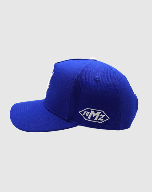 B CLASSIC UPSIDE DOWN RMZ CAP BLUE