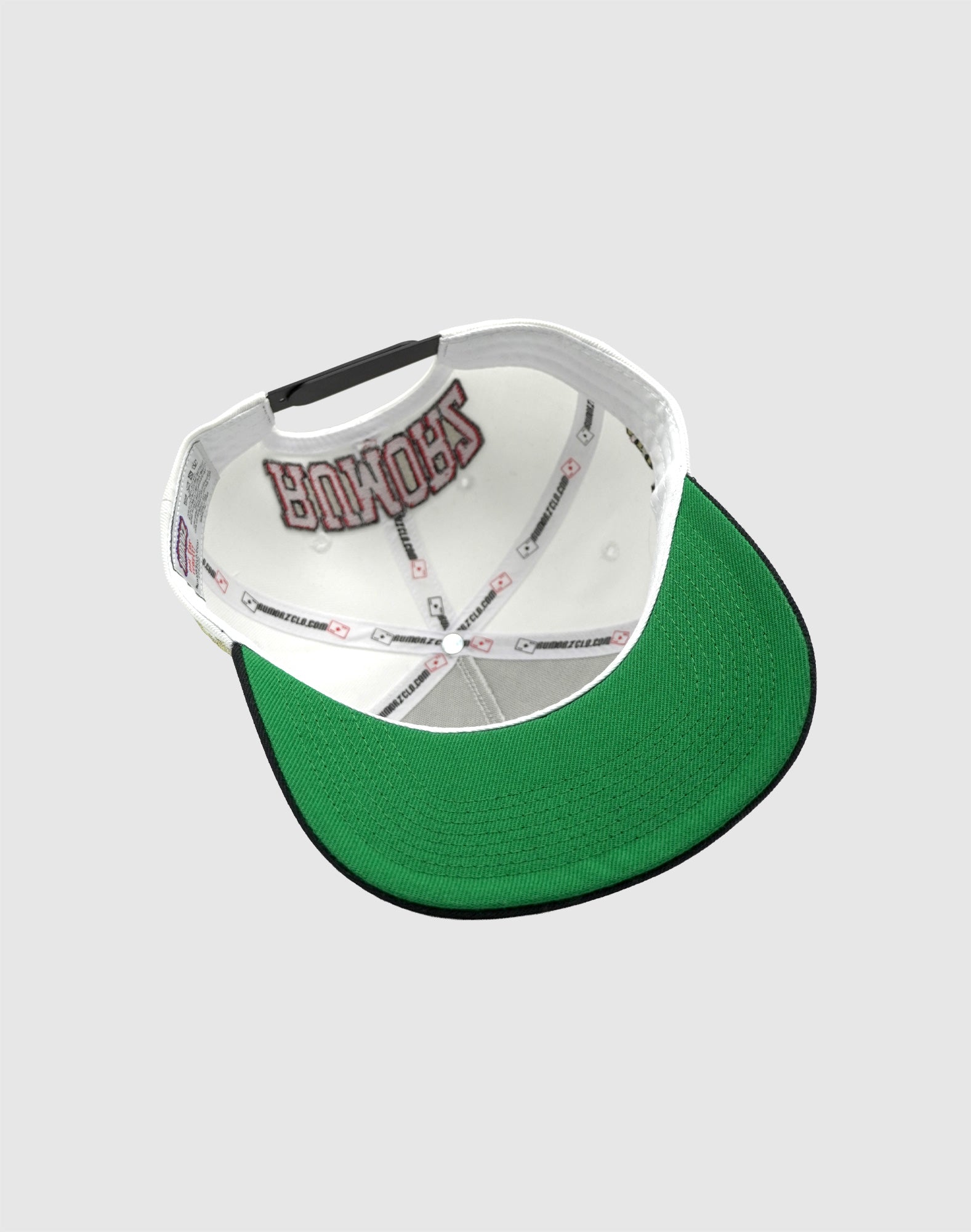 B CLASSIC UPSIDE DOWN RMZ CAP WHITE BLACK-RED