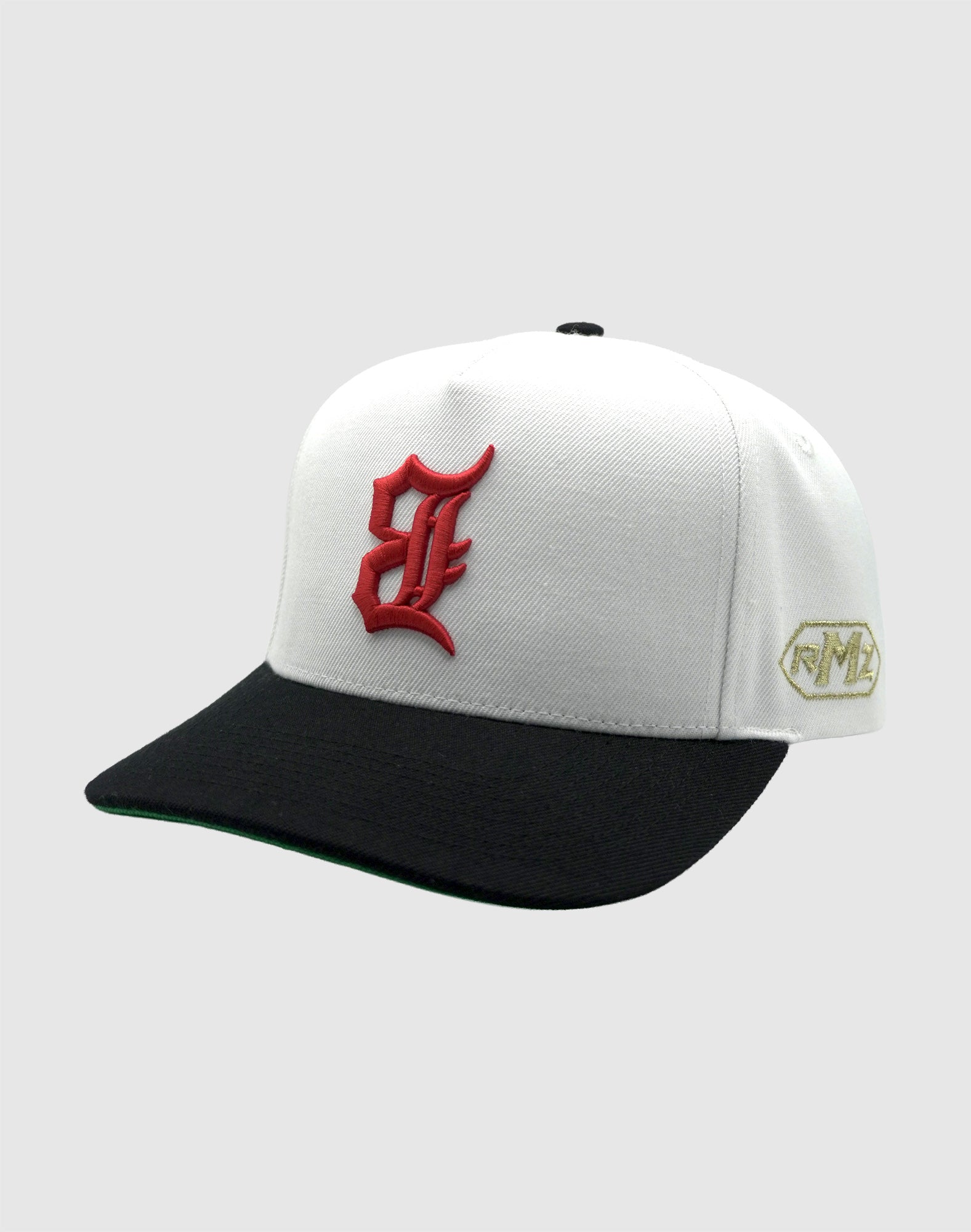 B CLASSIC UPSIDE DOWN RMZ CAP WHITE BLACK-RED