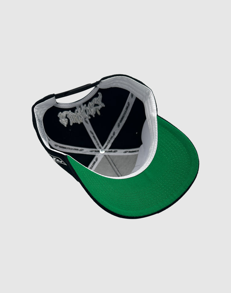 LA CLASSIC UPSIDE DOWN RMZ CAP BLACK ON BLACK