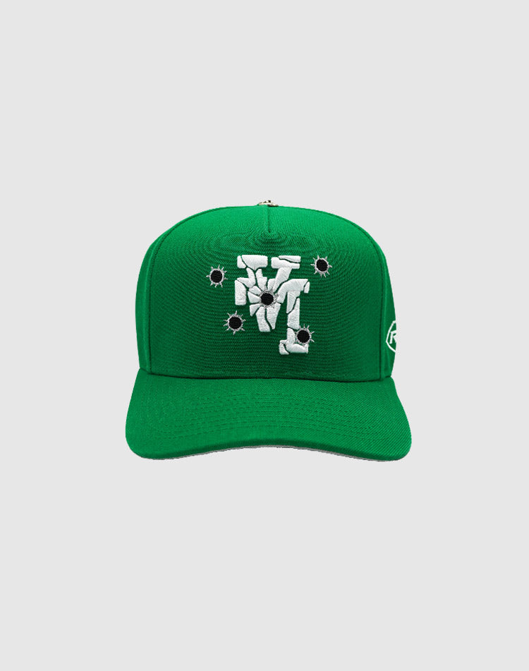 LA BULLETPROOF UPSIDE DOWN RMZ CAP GREEN