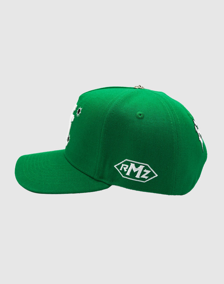 LA BULLETPROOF UPSIDE DOWN RMZ CAP GREEN