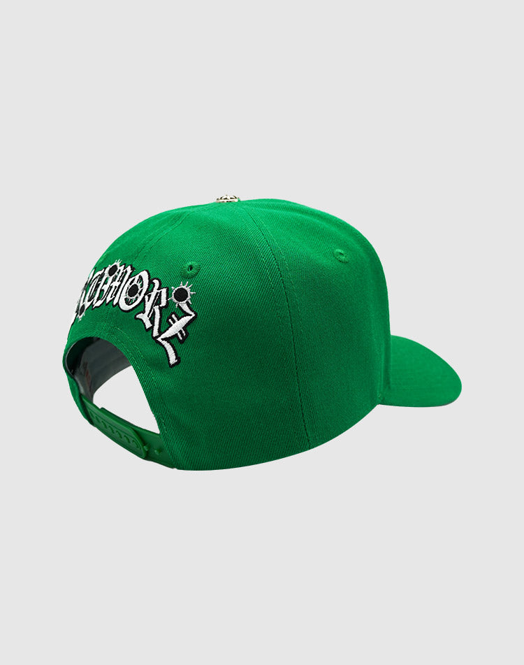 LA BULLETPROOF UPSIDE DOWN RMZ CAP GREEN