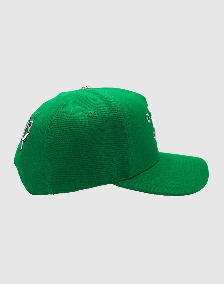 LA BULLETPROOF UPSIDE DOWN RMZ CAP GREEN