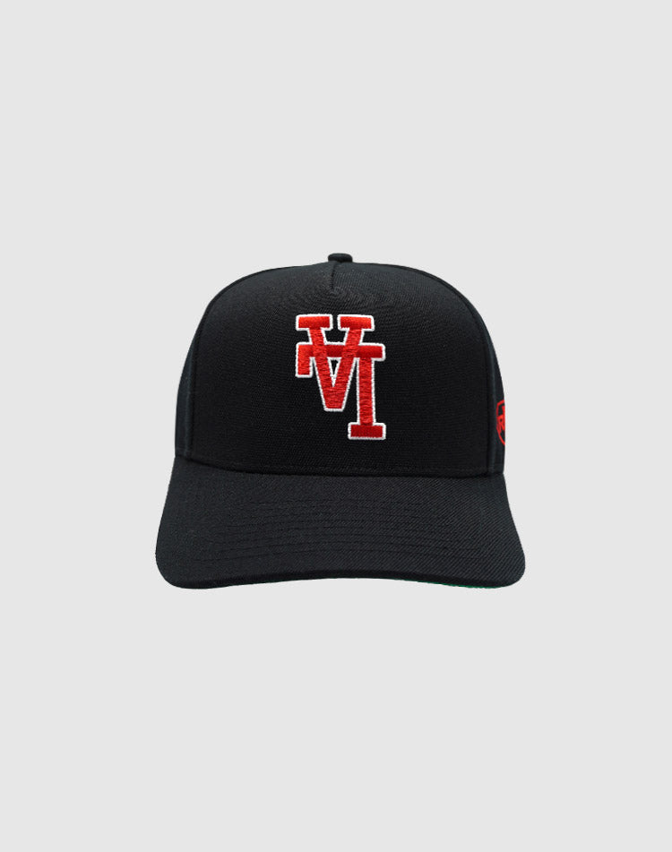 LA CLASSIC UPSIDE DOWN RMZ CAP BLACK-RED