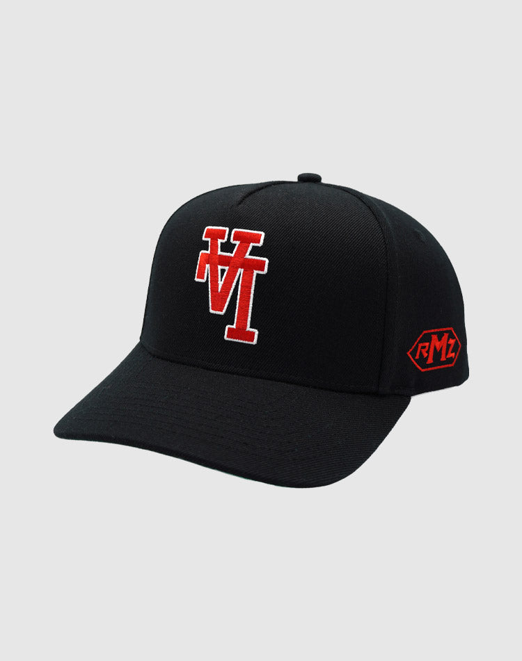 LA CLASSIC UPSIDE DOWN RMZ CAP BLACK-RED