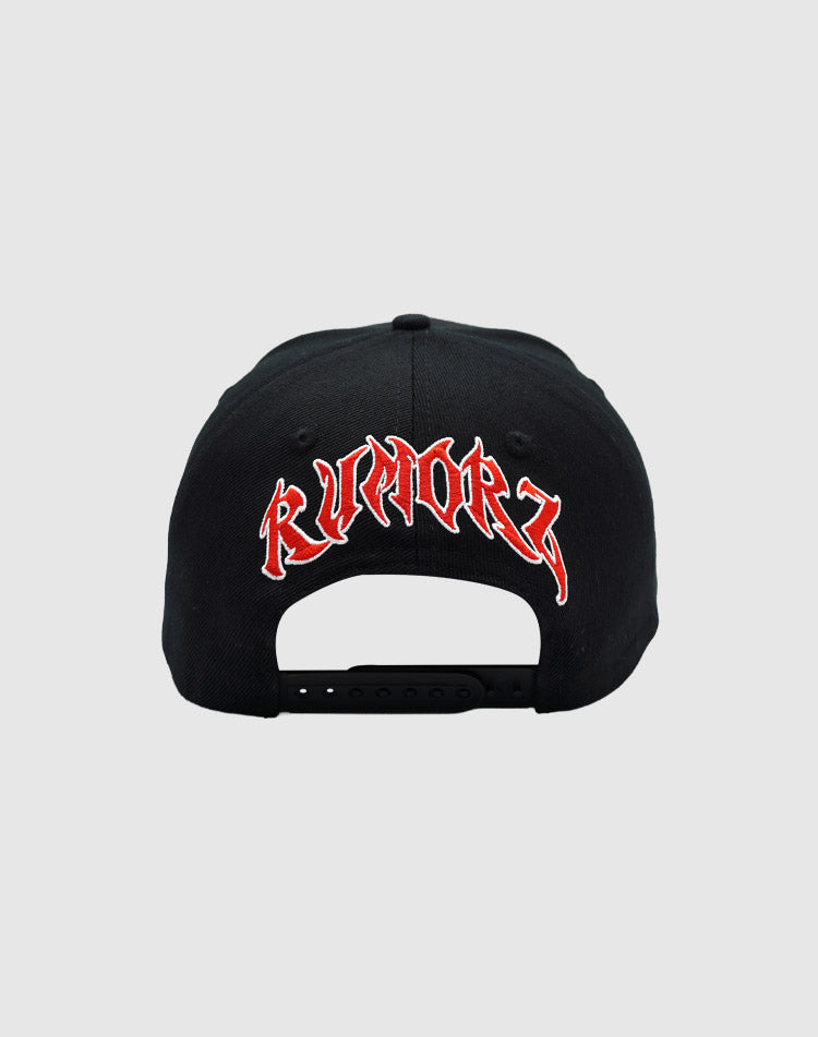 LA CLASSIC UPSIDE DOWN RMZ CAP BLACK-RED