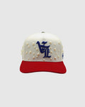 LA OG PEARL UPSIDE DOWN RMZ CAP CREAM-RED