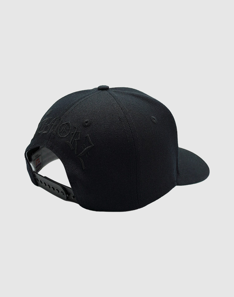 LA OG UPSIDE DOWN RMZ CAP BLACK-BLACK