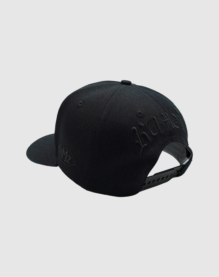 LA OG UPSIDE DOWN RMZ CAP BLACK-BLACK