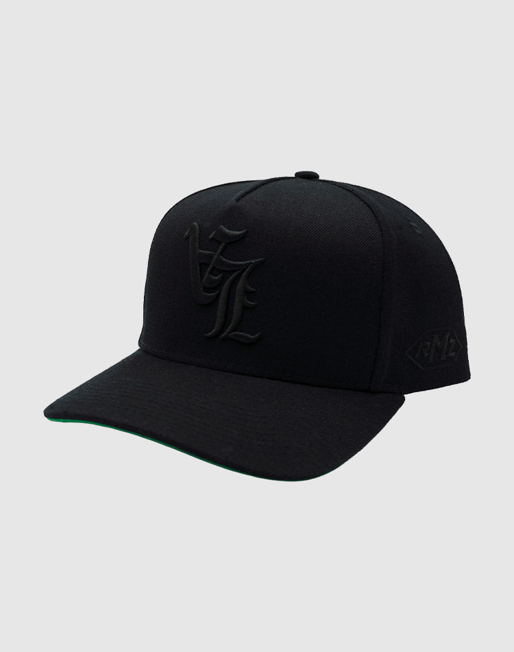 LA OG UPSIDE DOWN RMZ CAP BLACK-BLACK