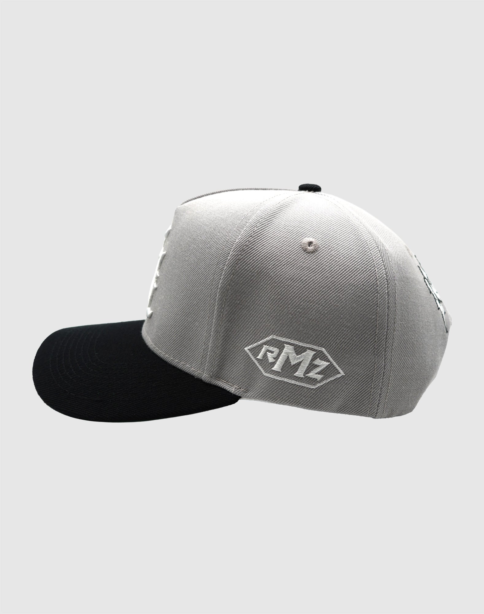 LA OG UPSIDE DOWN RMZ CAP GREY BLACK