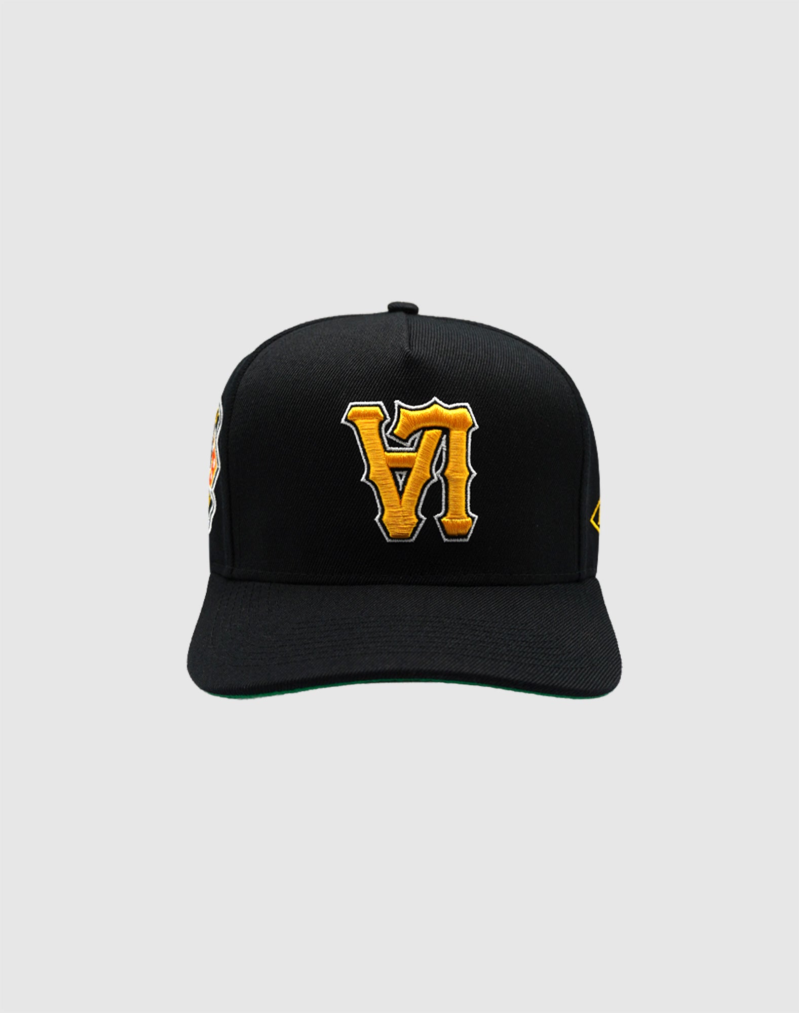 LA OUTLAW UPSIDE DOWN RMZ CAP BLACK-YELLOW