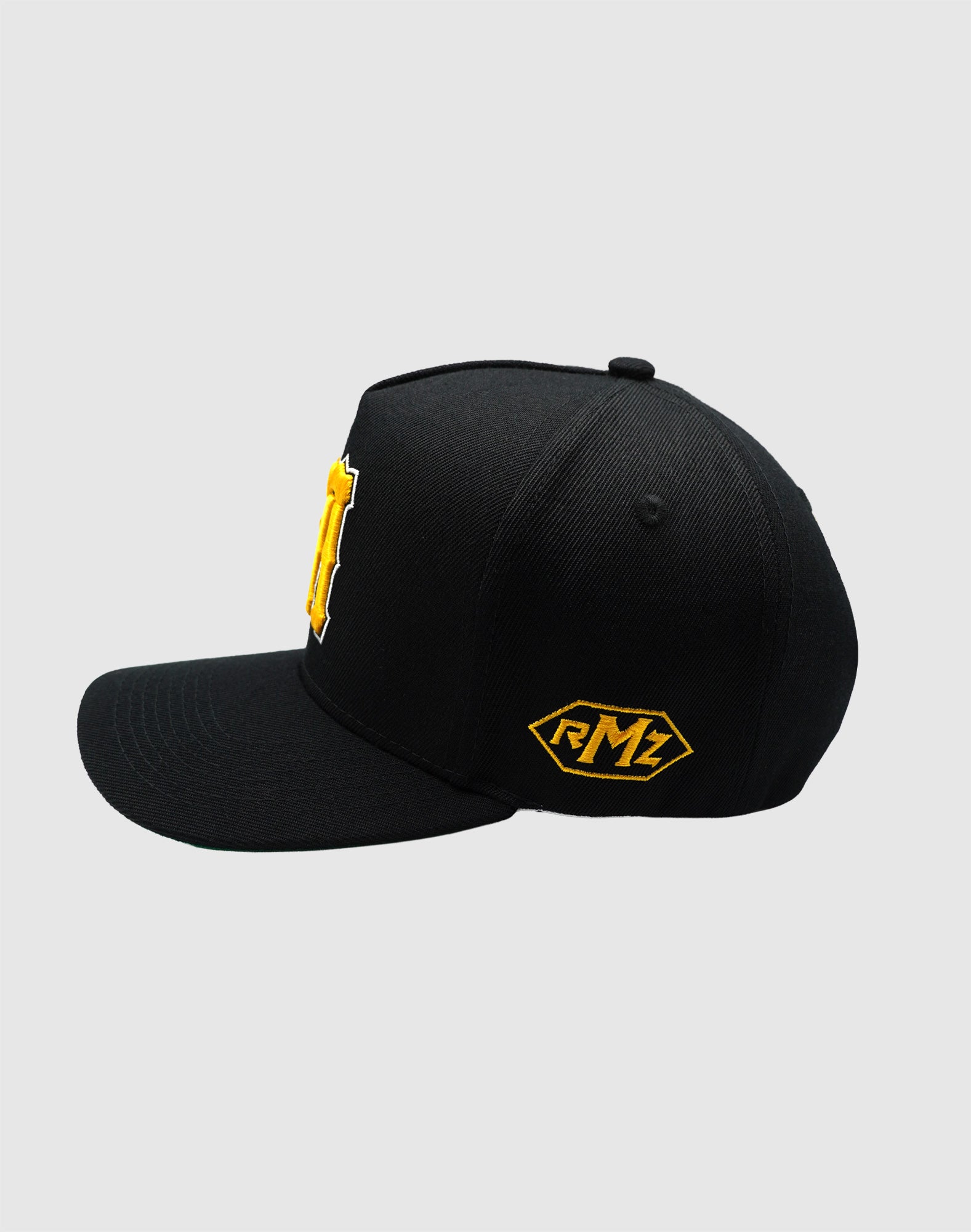 LA OUTLAW UPSIDE DOWN RMZ CAP BLACK-YELLOW