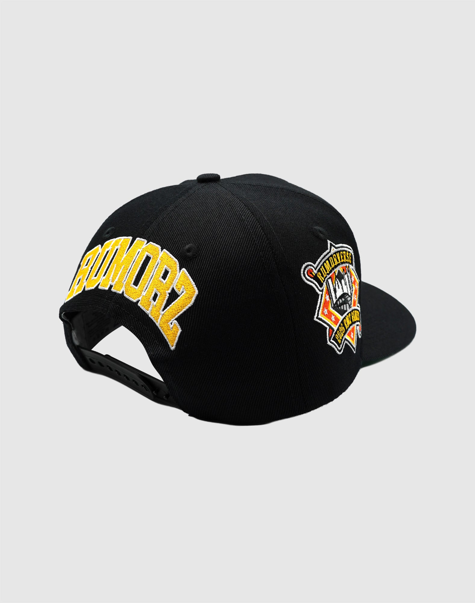 LA OUTLAW UPSIDE DOWN RMZ CAP BLACK-YELLOW
