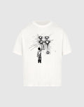 ZRMZ LA SPARK UPSIDE DOWN WHITE TEE
