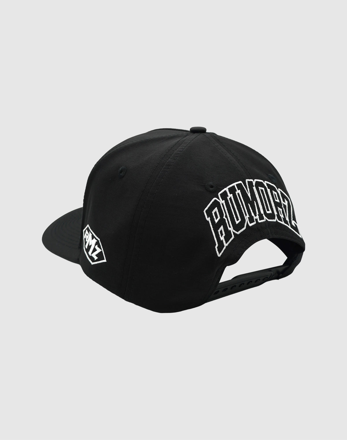 LA UPSIDE DOWN RMZ CAP BLACK NYLON