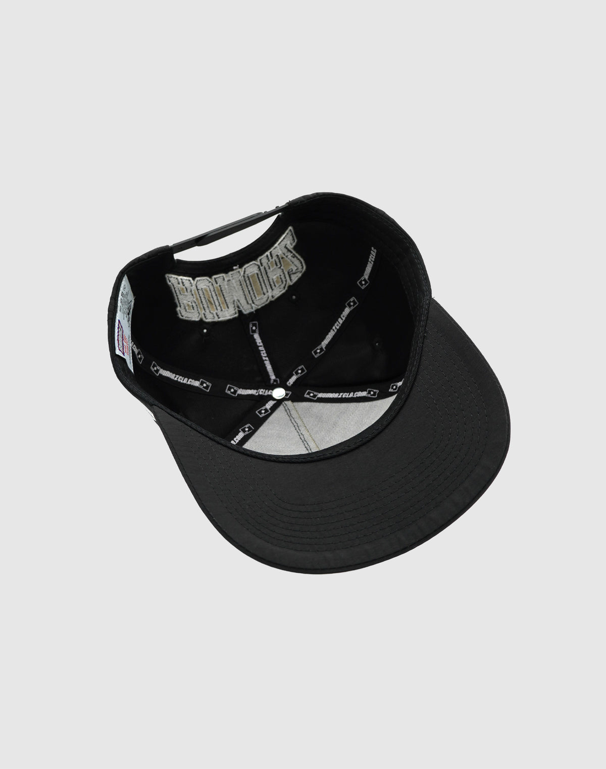 LA UPSIDE DOWN RMZ CAP BLACK NYLON