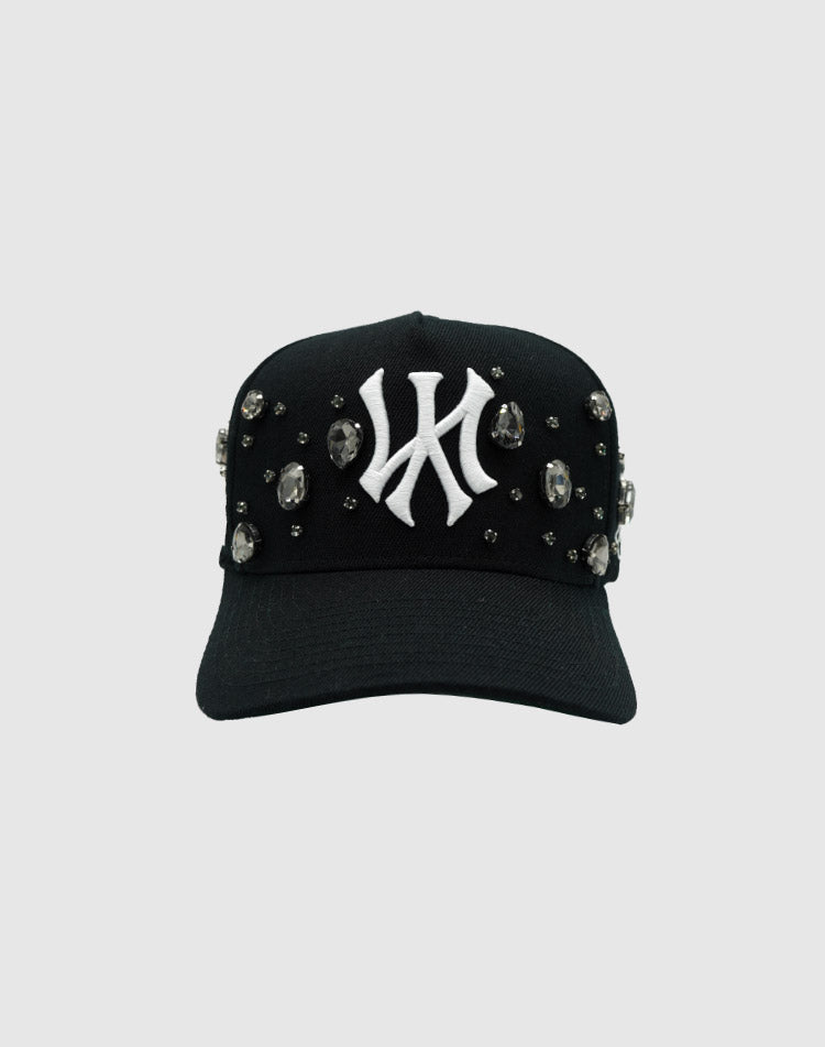 NY CLASSIC UPSIDE DOWN RMZ CAP BLACK DIAMONDS CHROME
