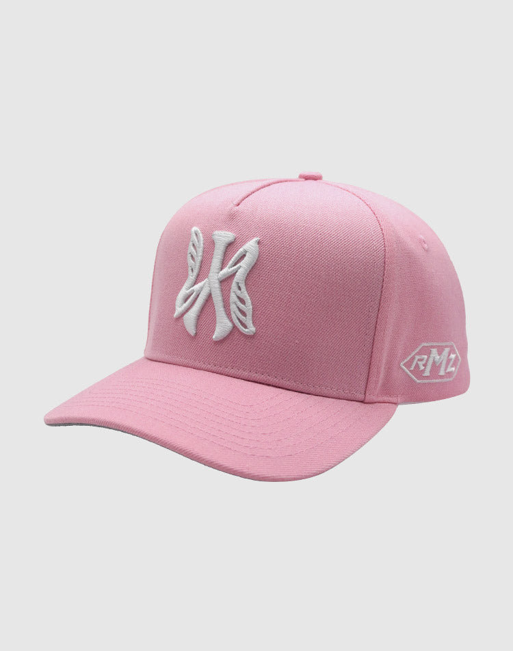 NY BUTTERFLY UPSIDE DOWN RMZ CAP PINK