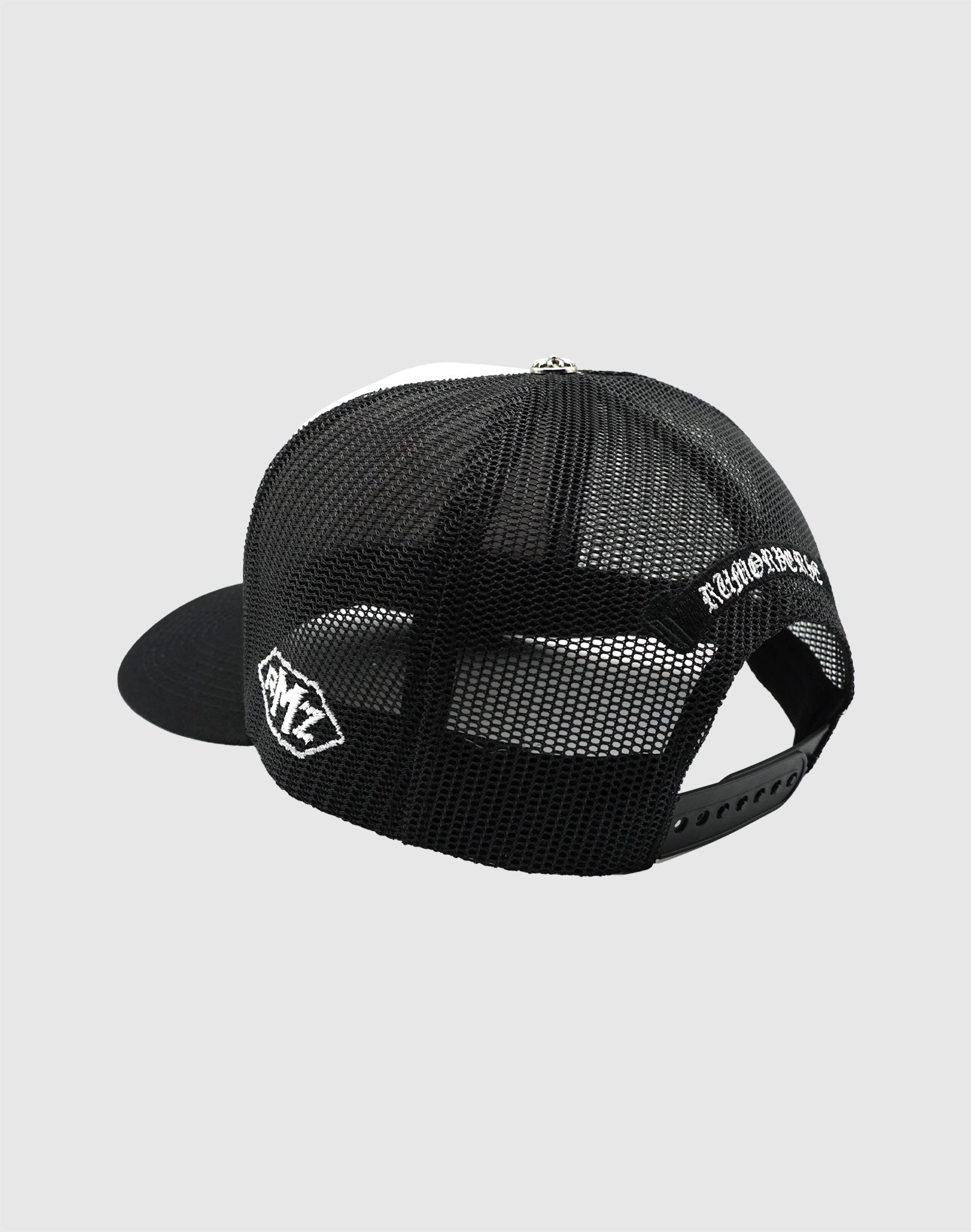 NY CANDY MIX UPSIDE DOWN RMZ TRUCKER CAP BLACK
