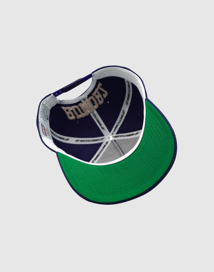 NY CHAIN ROSÉGOLD UPSIDE DOWN RMZ CAP NAVY