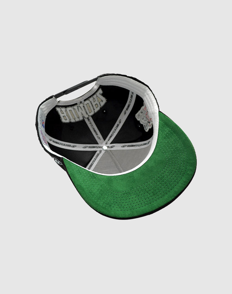 NY CLASSIC UPSIDE DOWN RMZ CAP BLACK SUEDE