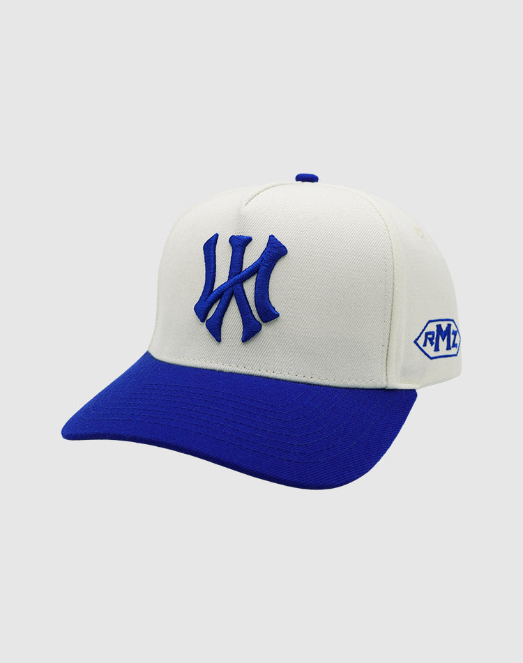 NY CLASSIC UPSIDE DOWN RMZ CAP CREAM BLUE