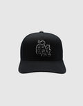 NY OG UPSIDE DOWN RMZ CAP BLACK-WHITE
