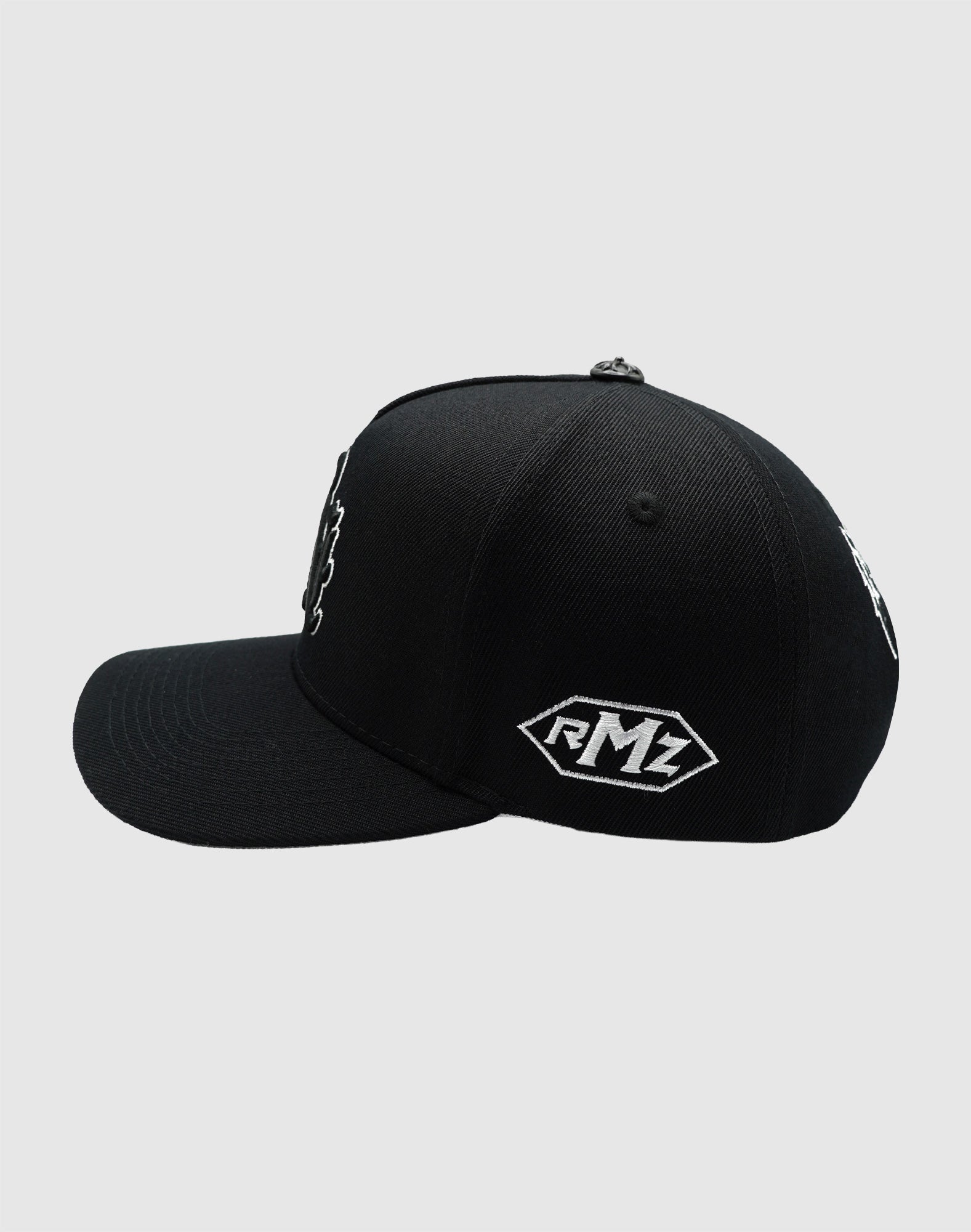 NY OG UPSIDE DOWN RMZ CAP BLACK-WHITE