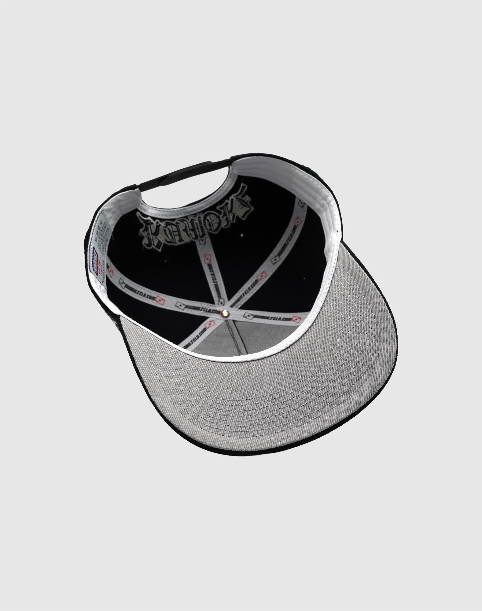 NY OG UPSIDE DOWN RMZ CAP BLACK-WHITE