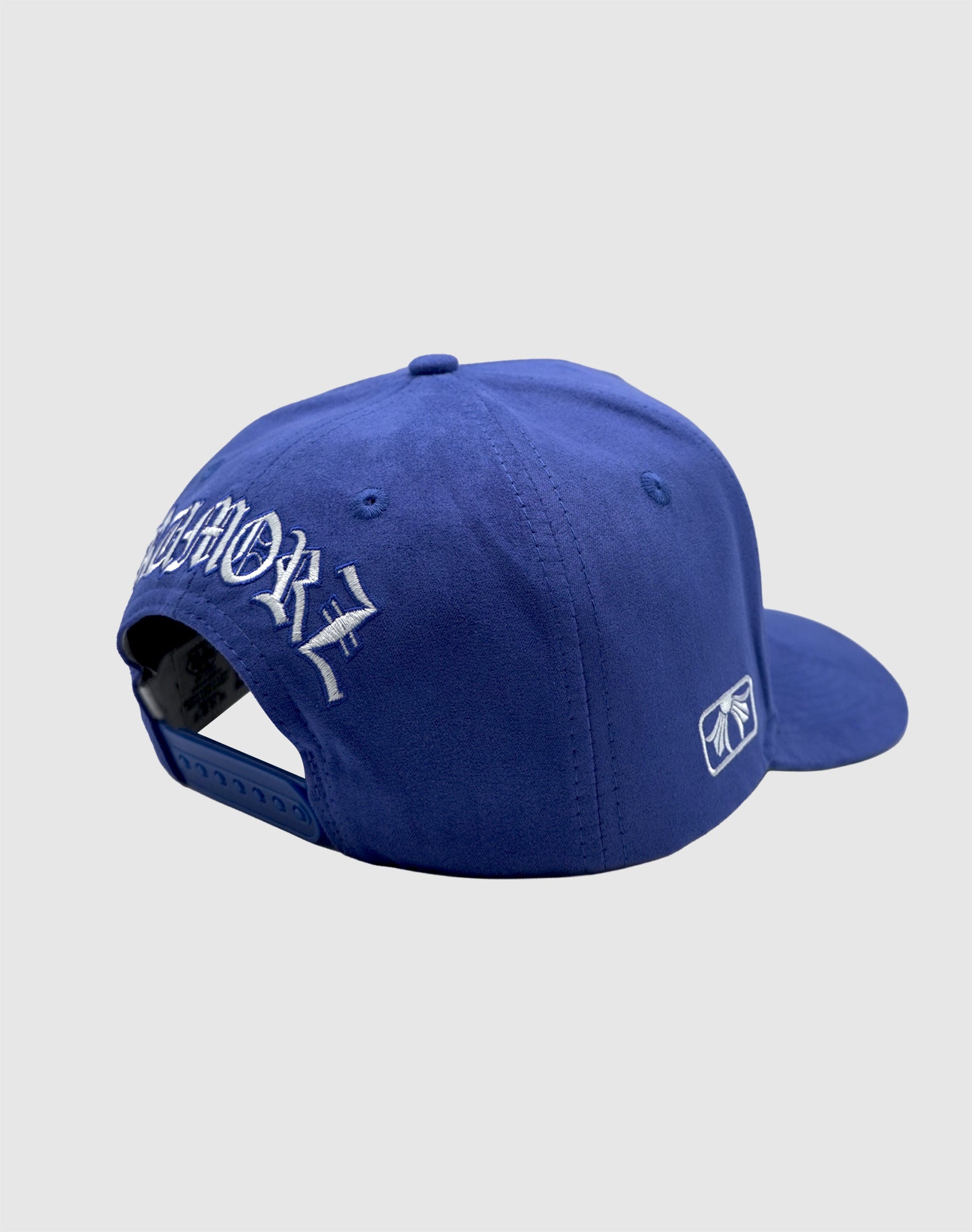 NY OG UPSIDE DOWN RMZ CAP WASHED BLUE SUEDE