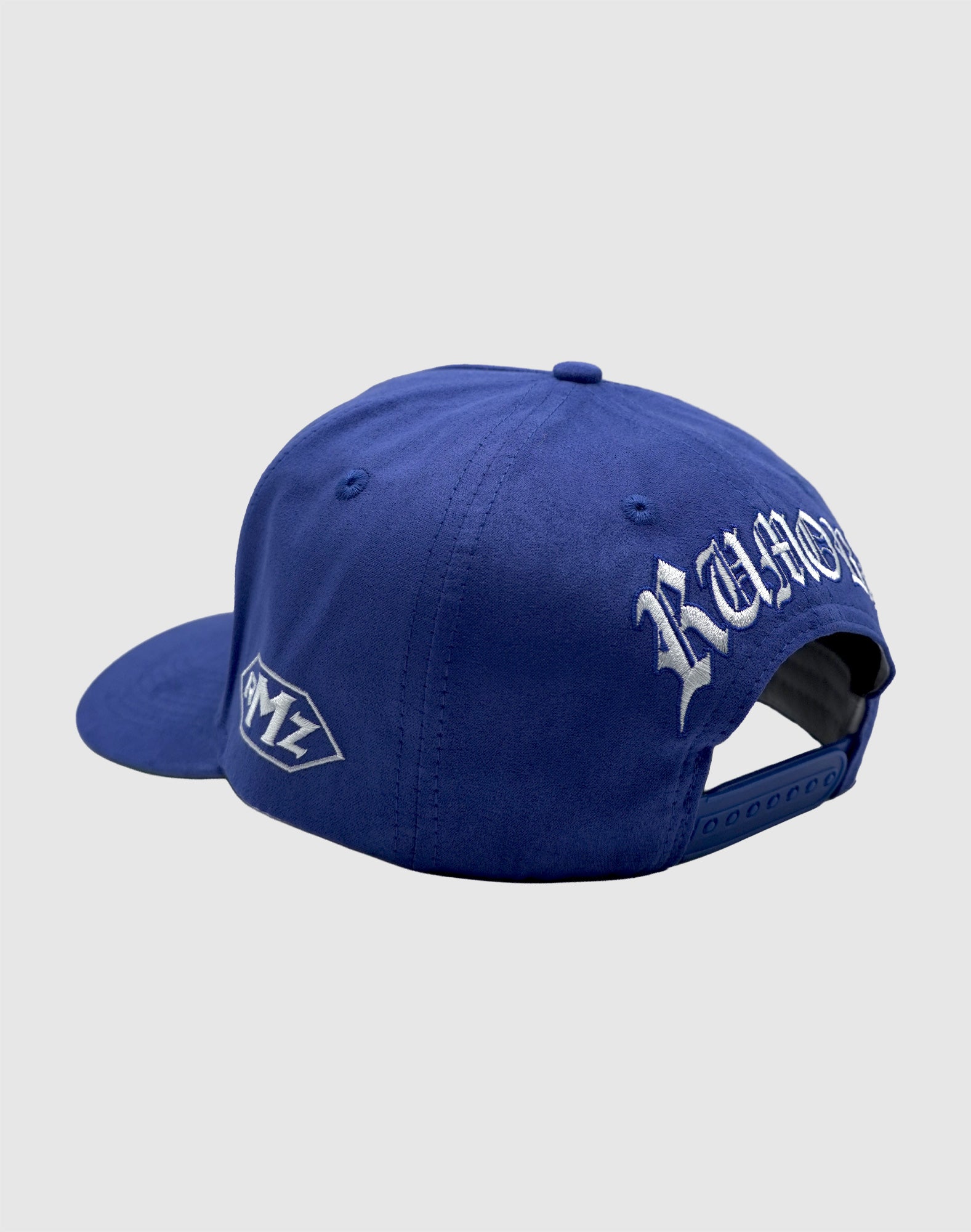 NY OG UPSIDE DOWN RMZ CAP WASHED BLUE SUEDE