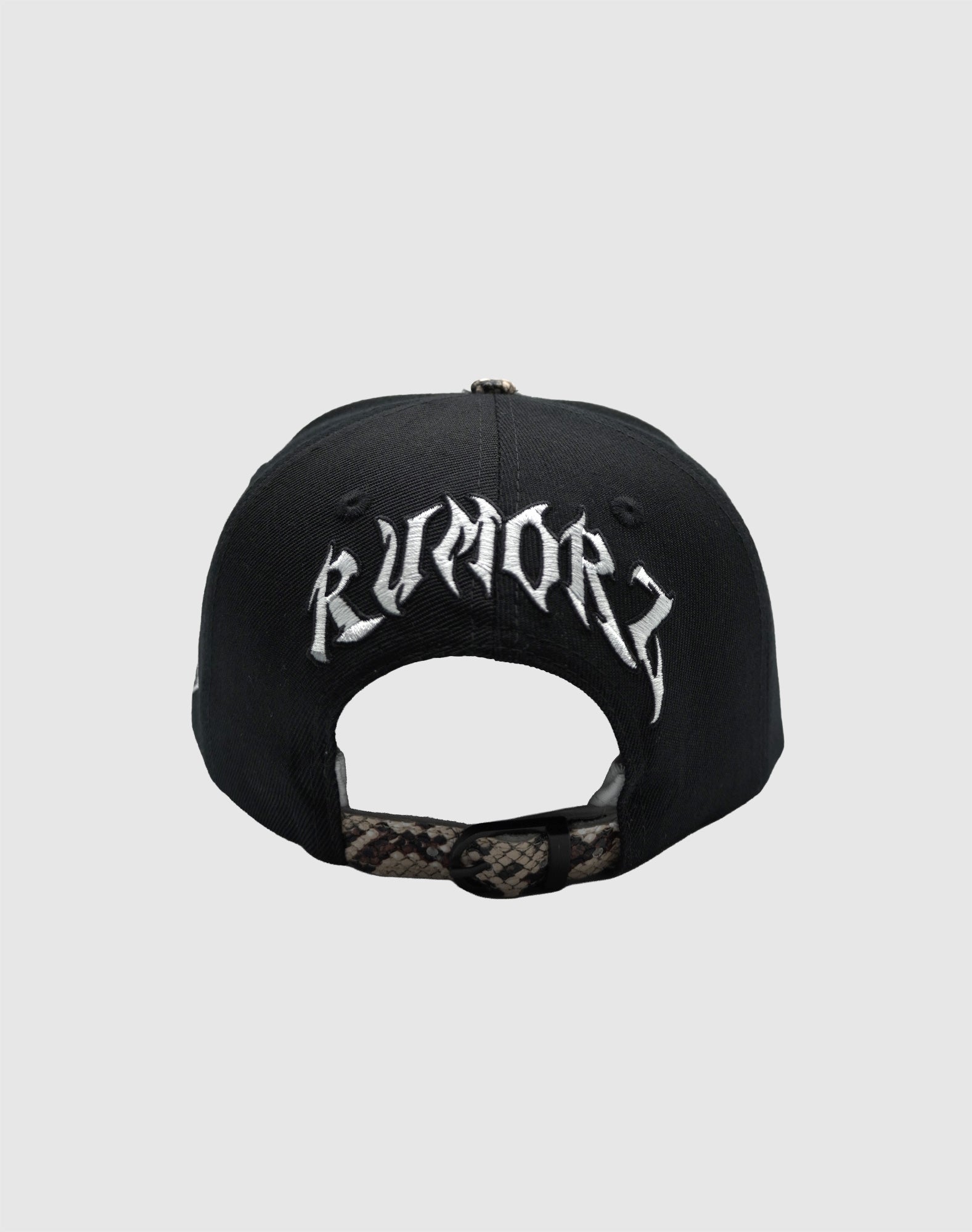 NY SNAKE UPSIDE DOWN RMZ CAP BLACK