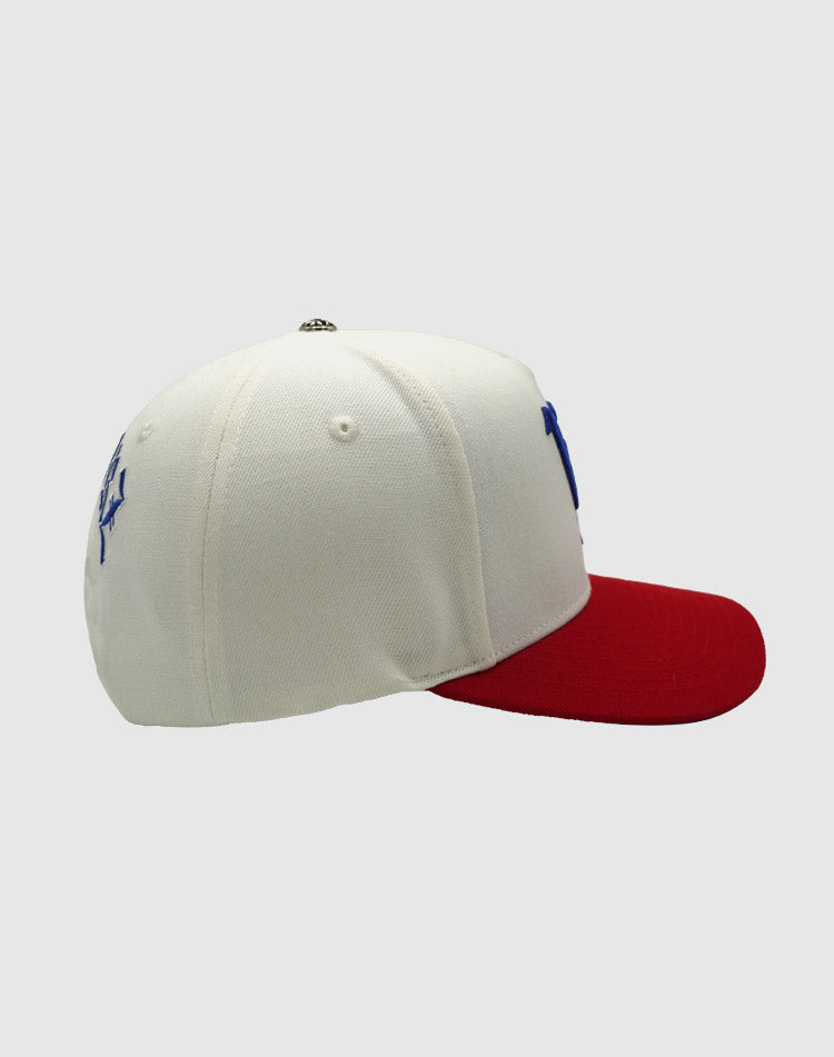 LA OG UPSIDE DOWN RMZ CAP CREAM-RED