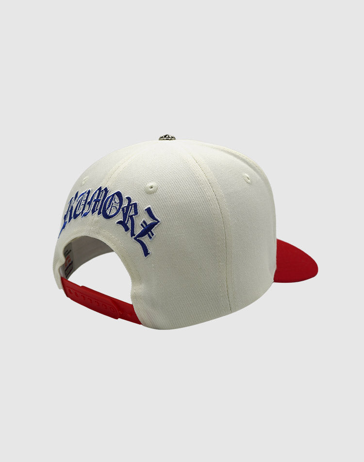 LA OG UPSIDE DOWN RMZ CAP CREAM-RED