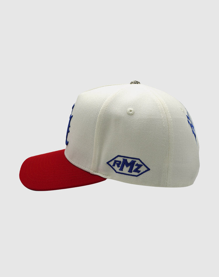 LA OG UPSIDE DOWN RMZ CAP CREAM-RED