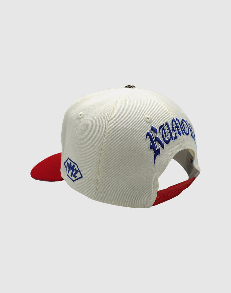 LA OG UPSIDE DOWN RMZ CAP CREAM-RED