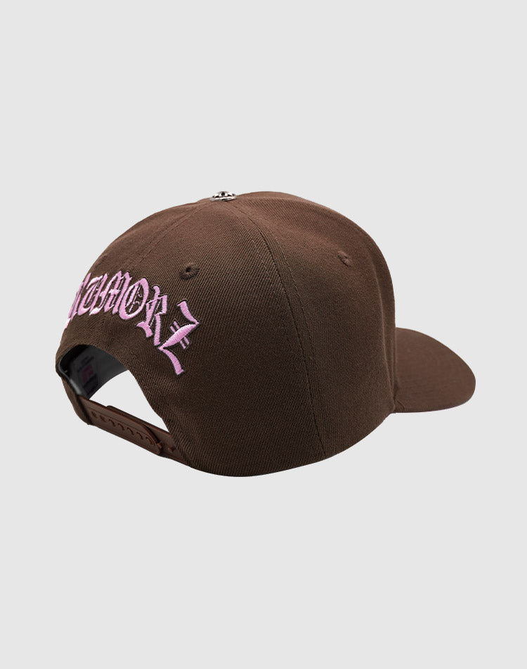 LA OG UPSIDE DOWN RMZ CAP BROWN-PINK