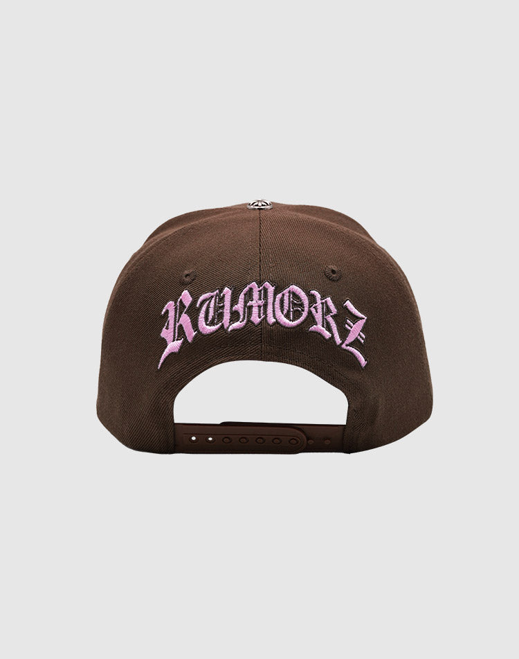 LA OG UPSIDE DOWN RMZ CAP BROWN-PINK