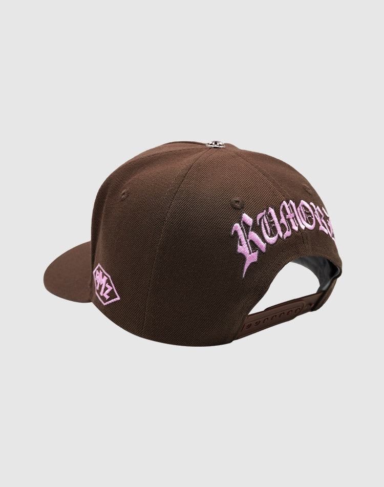 LA OG UPSIDE DOWN RMZ CAP BROWN-PINK