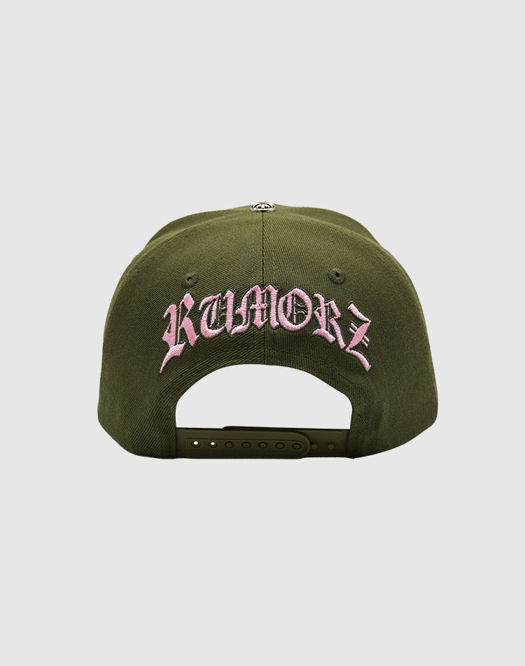 LA OG UPSIDE DOWN RMZ CAP KHAKI-PINK