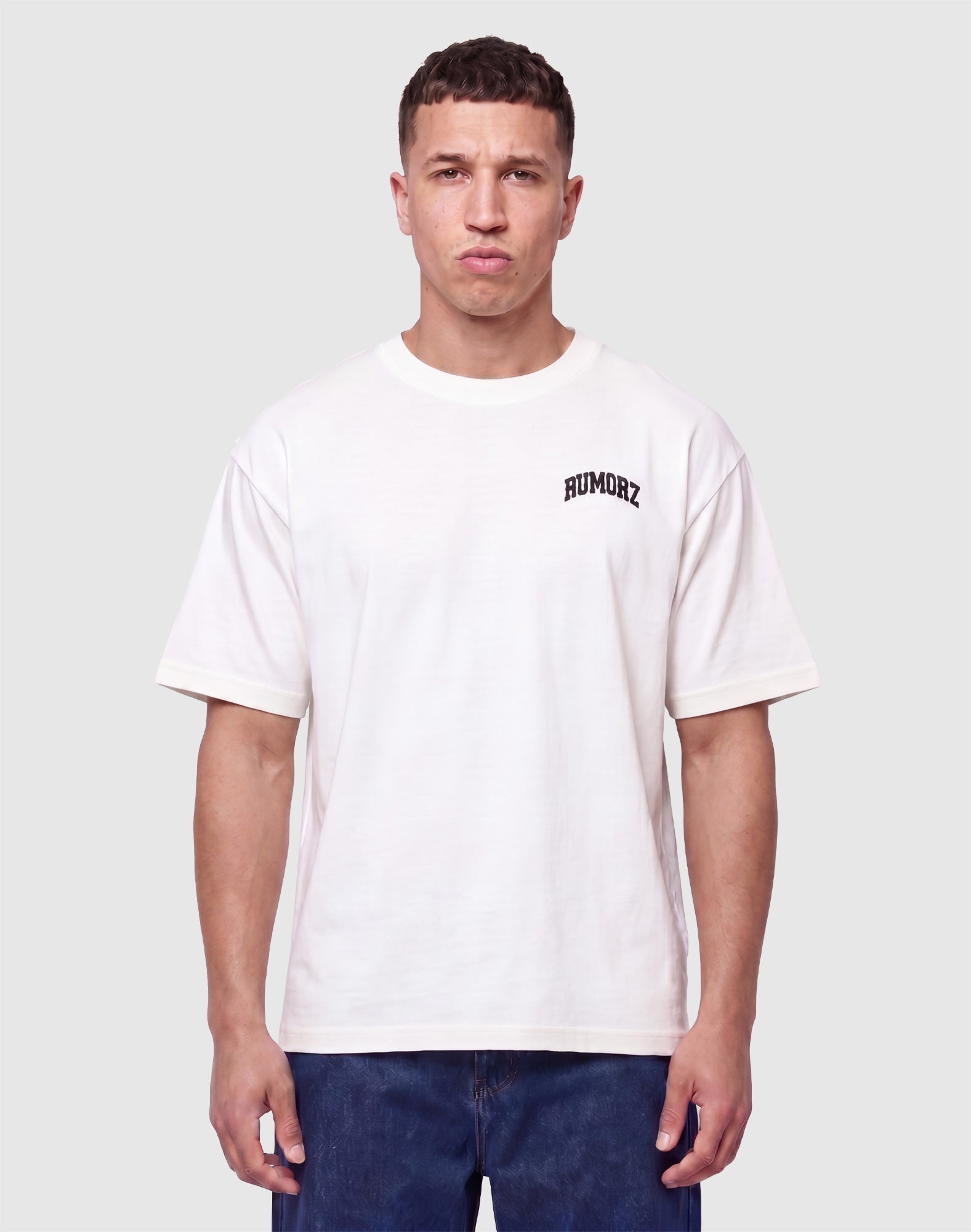 RUMORZ BASIC TEE WHITE