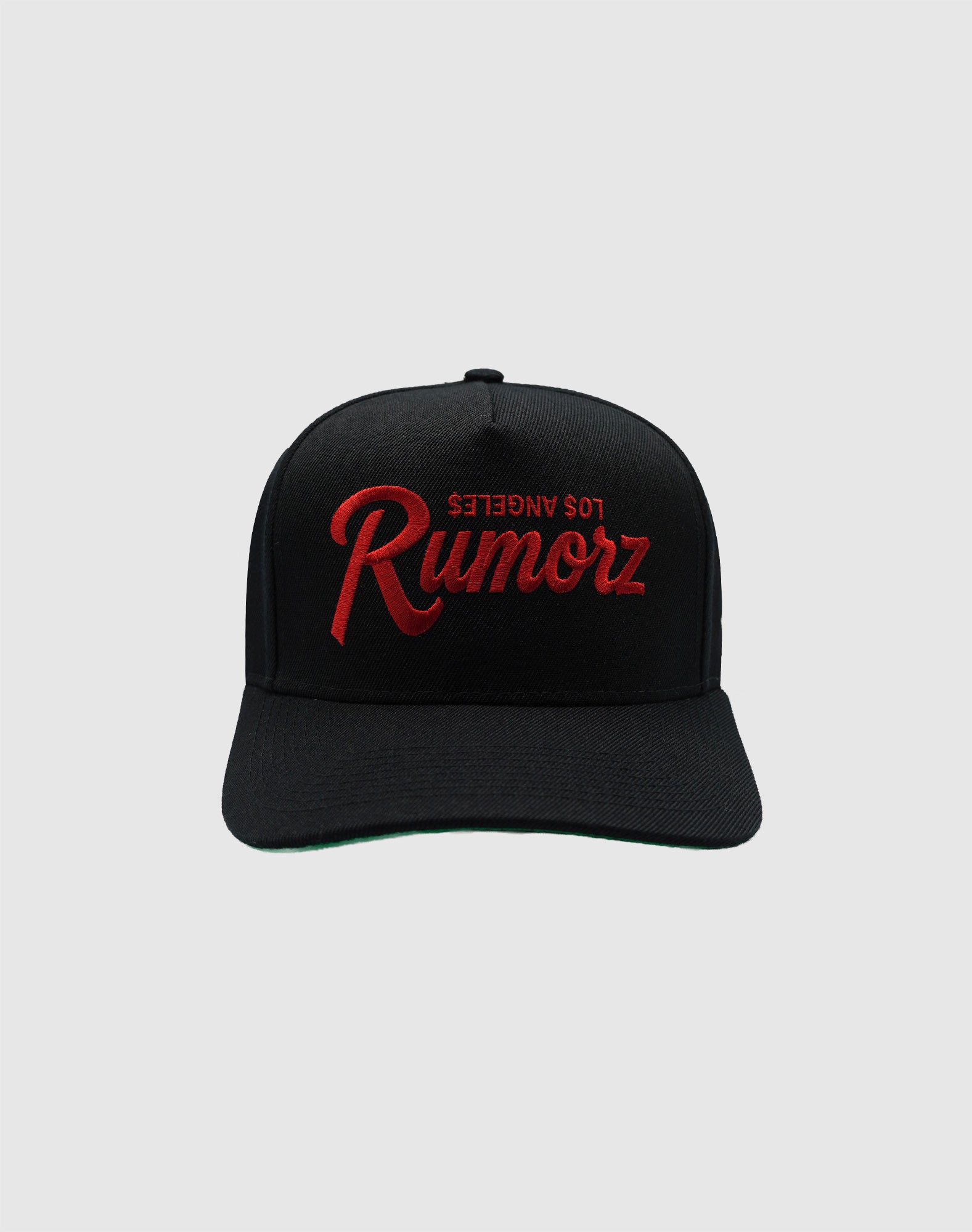 RUMORZ VINTAGE HLYW UPSIDE DOWN RMZ CAP BLACK-RED