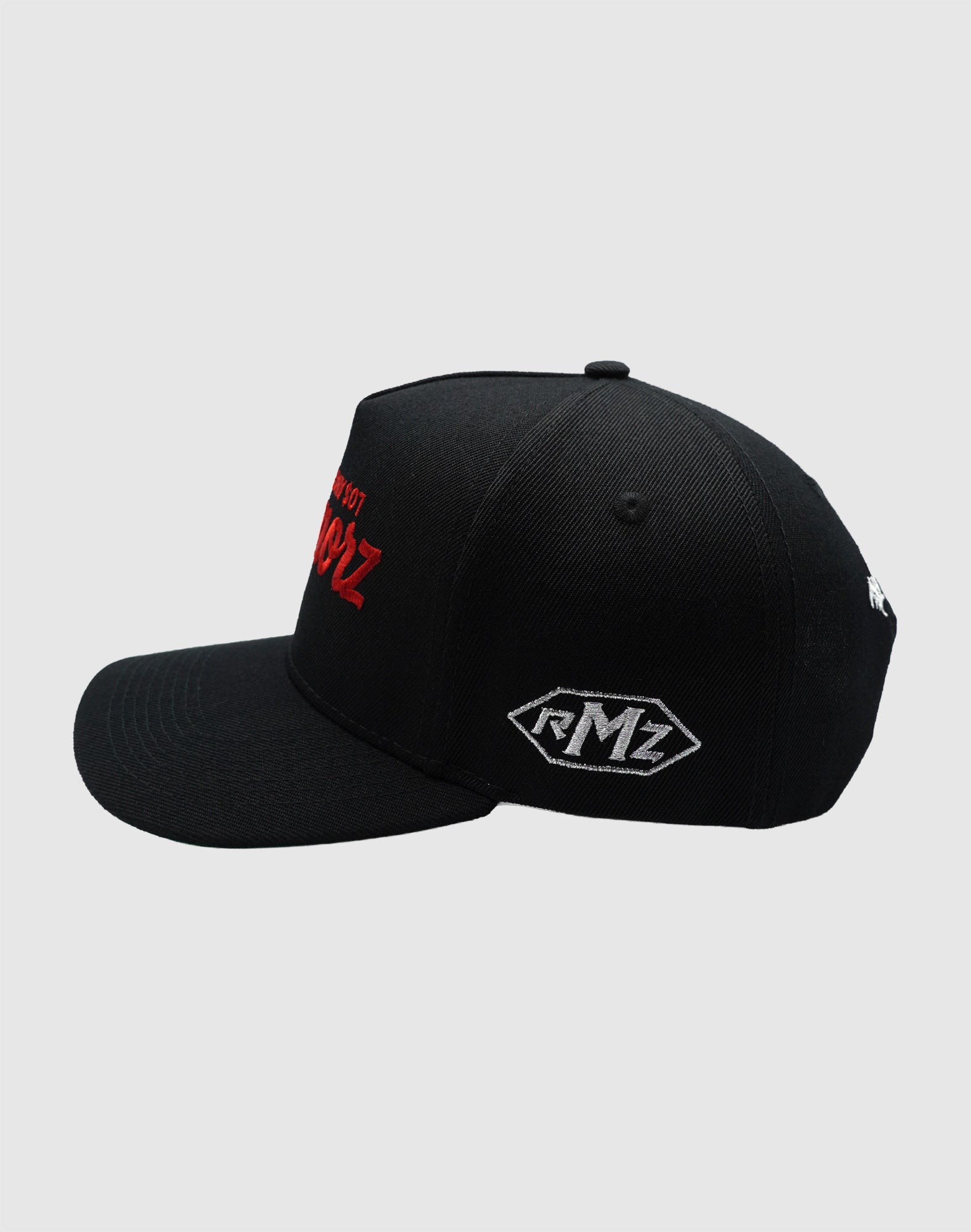 RUMORZ VINTAGE HLYW UPSIDE DOWN RMZ CAP BLACK-RED
